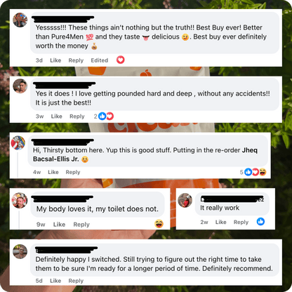 Peachy Men Clean Sugar-Free Pre+Probiotic Fiber Gummies